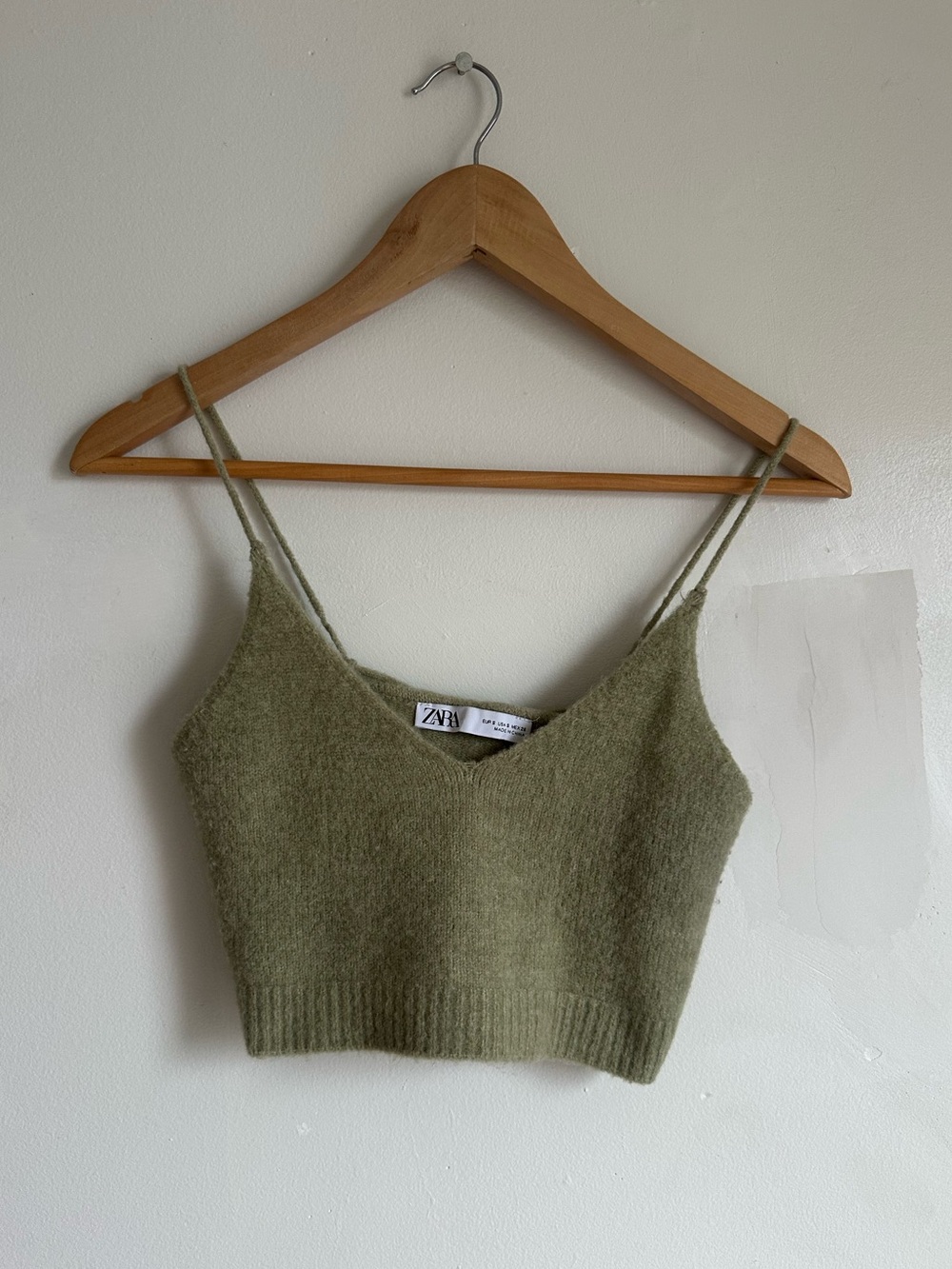 Light Olive Knit Top